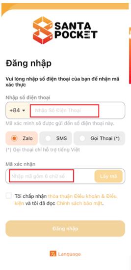Đăng ký/Đăng nhập tài khoản