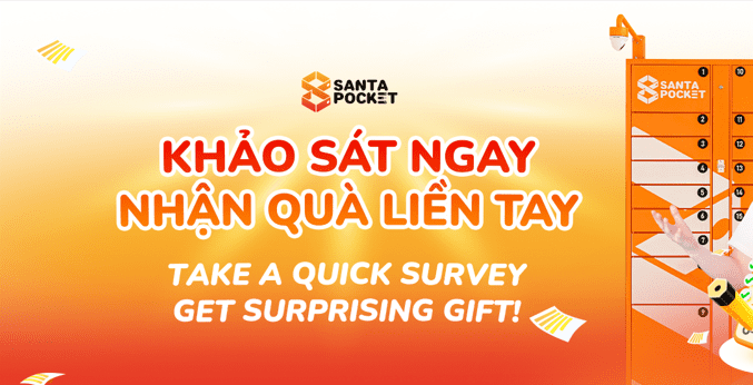 Khảo sát mức độ hài lòng của khách hàng đối với tủ giao nhận hàng thông minh SantaPocket