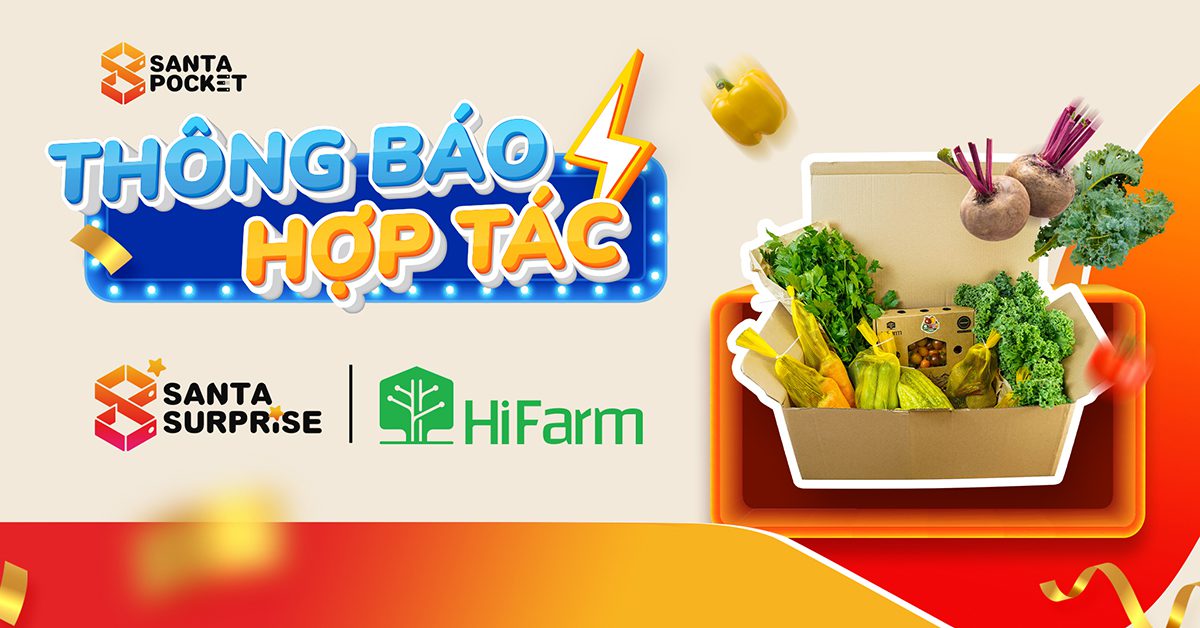 RAU CỦ HIFARM MIỄN PHÍ TẠI SANTASURPRISE