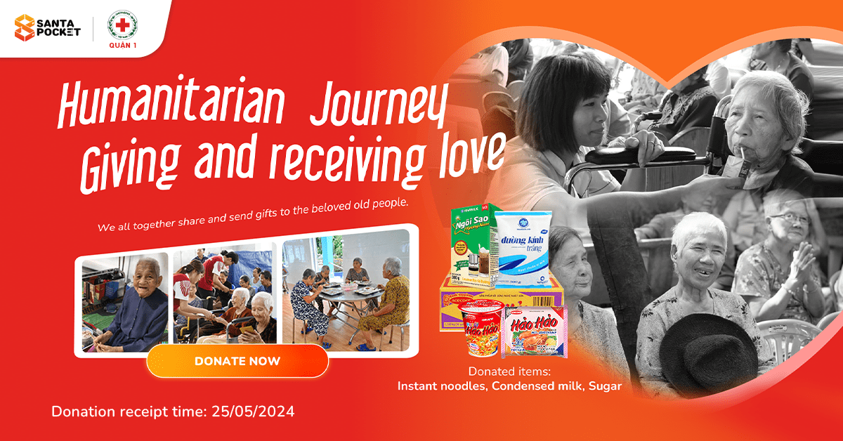Charity campaign “Humanitarian journey, giving and receiving love”