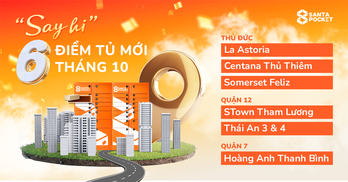 “Say Hi!” 6 Điểm Tủ Mới Đầy Tiện Ích Trong Tháng 10!