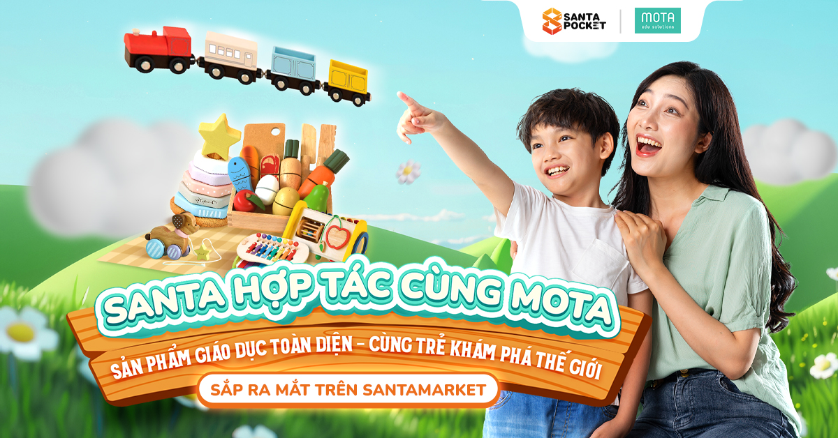 Cùng Santa đón chào Mota – Cung cấp giải pháp giáo dục sớm cho trẻ đến từ phương pháp Montessori