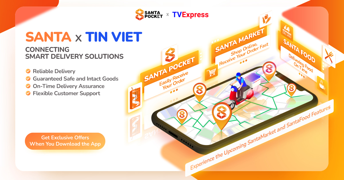 SantaPocket Partners with Tin Viet Express: Elevating the Smart Delivery Experience