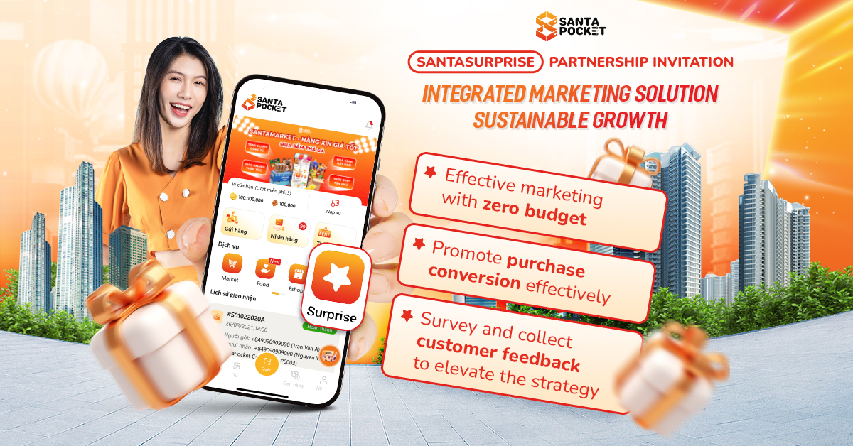 SANTASURPRISE SEEKING COLLABORATION PARTNERS – BRING YOUR BRAND CLOSER TO CONSUMERS!￼