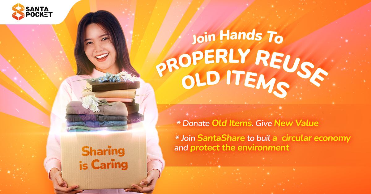 SantaShare – Small Actions, Big Impact: Spreading Love and Protecting the Environment!￼